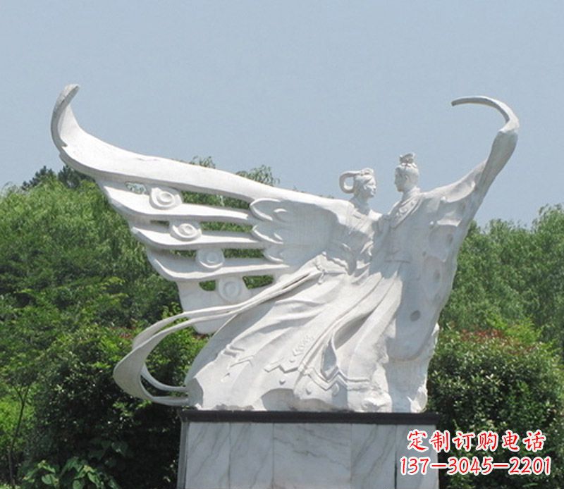 宁德中领雕塑定制经典梁山伯与祝英台雕塑