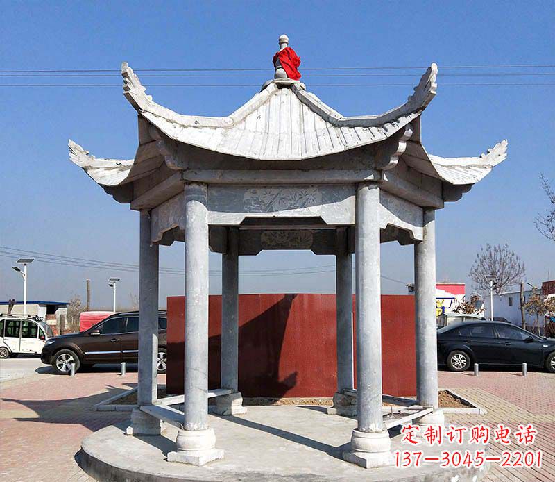 宁德六角仿古凉亭石雕