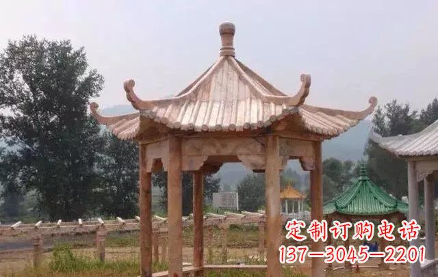 宁德六角凉亭石雕