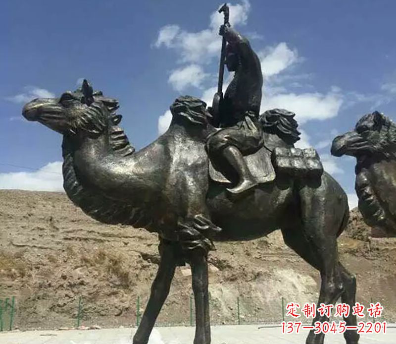 宁德骆驼铜雕,雕塑定制制造商
