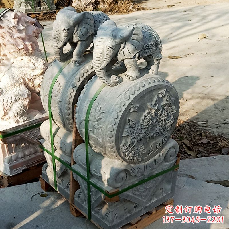 宁德门墩石雕貔貅