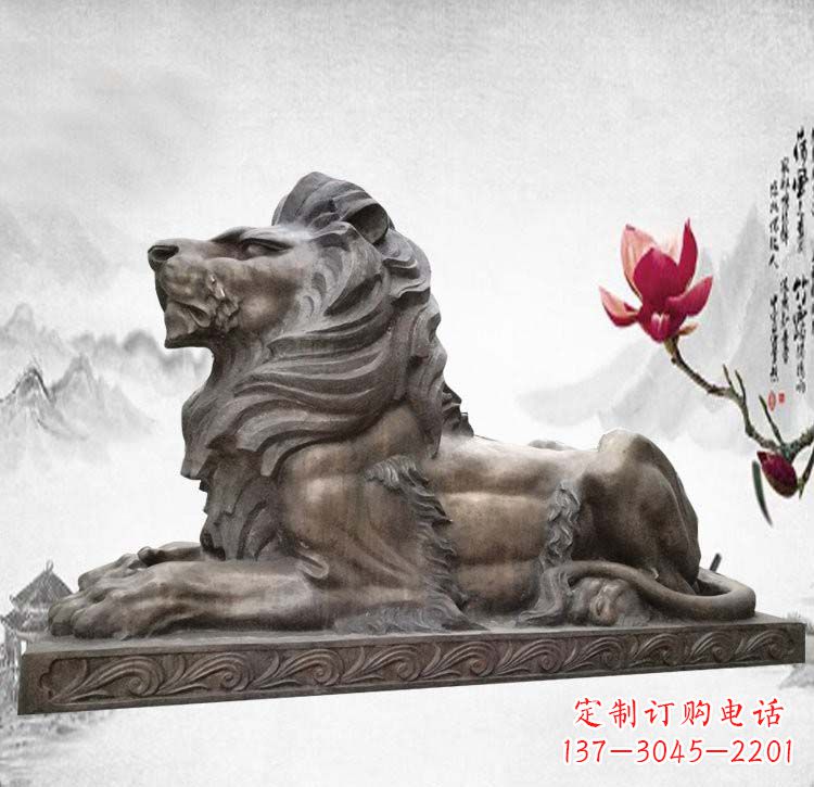 宁德门口西洋欧式狮子铜雕