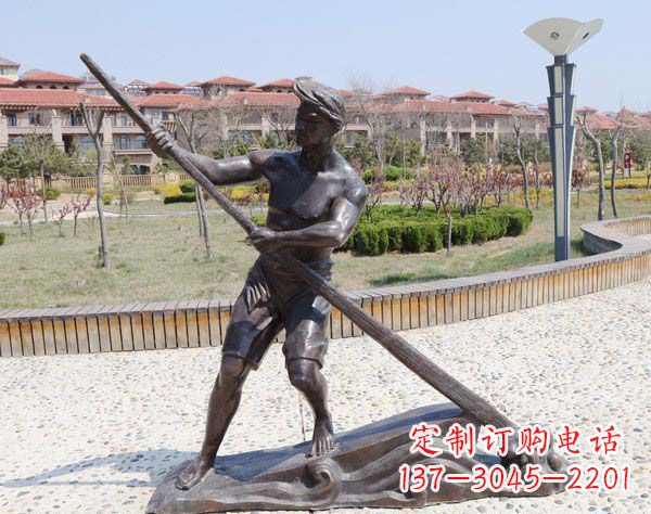 宁德传道受业解惑的男子雕塑