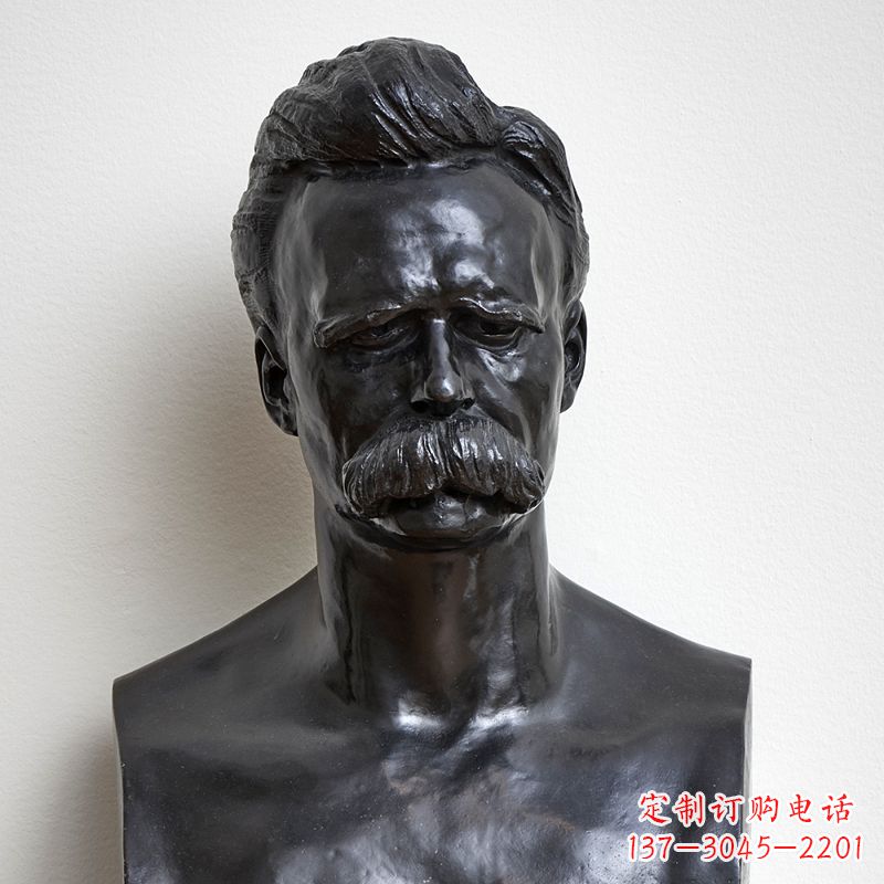 宁德尼采石雕头像