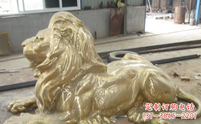 宁德高雅凝金,西洋狮子铜雕来自中领雕塑