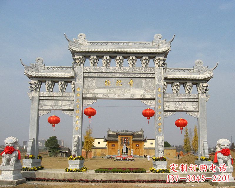 宁德特色石雕牌坊,用心雕就是一种艺术