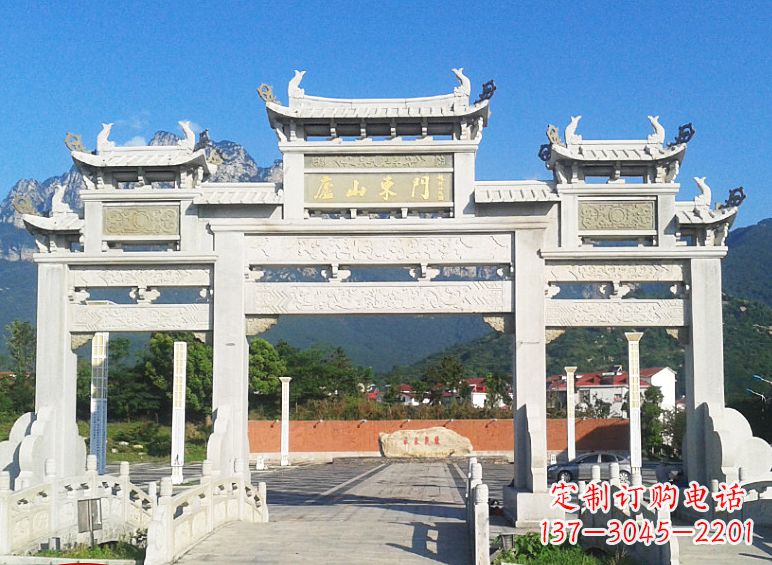 宁德牌坊石雕大象