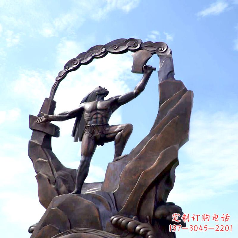 宁德传承神话，展现气势—盘古大型景观雕塑