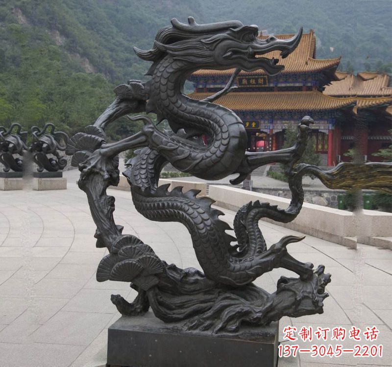 宁德超群绝伦的盘龙铜雕