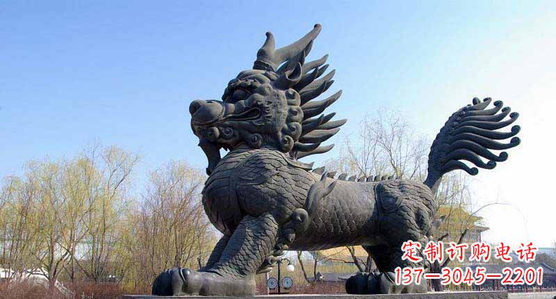 宁德麒麟园林景观铜雕