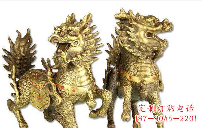 宁德开启财富运势的麒麟招财雕塑
