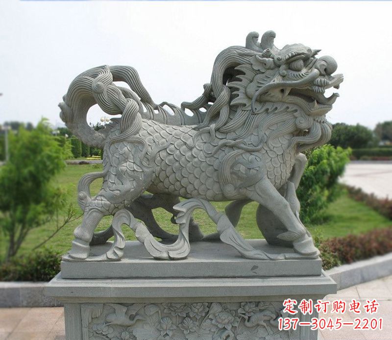 宁德麒麟招财石雕