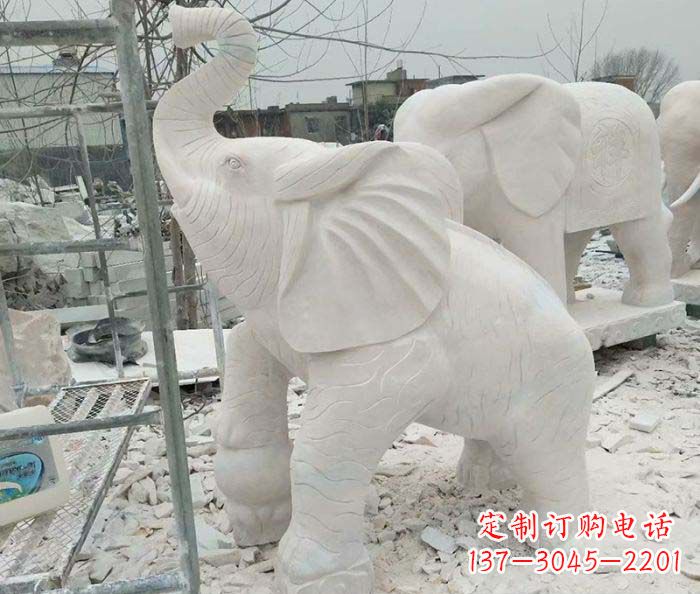 宁德企业景观招财大象雕塑
