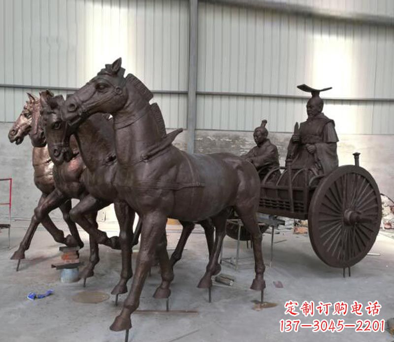 宁德马车雕塑-传承秦朝历史文化