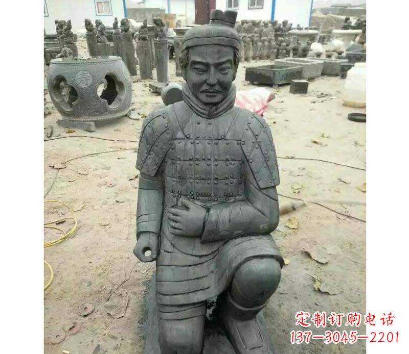 宁德青石仿古兵马俑雕塑