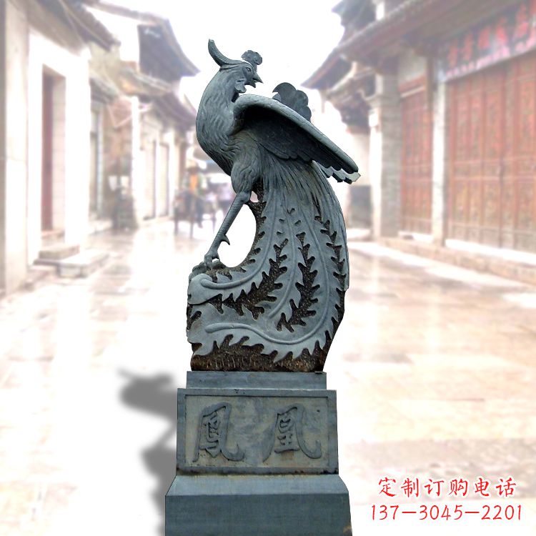 宁德青石仿古凤凰雕塑