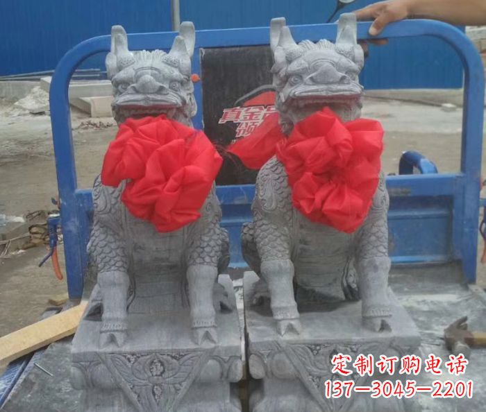 宁德古典麒麟雕塑,带着神秘古典气息