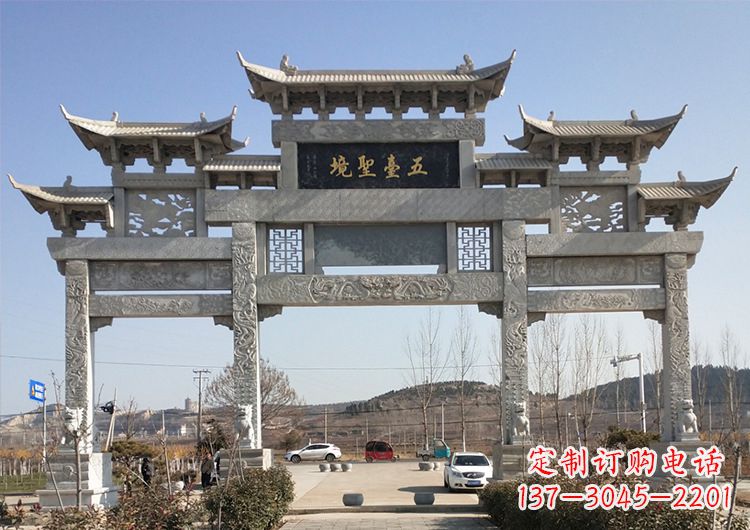 宁德青石牌坊雕刻