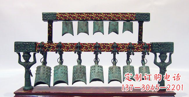 宁德青铜编钟古代乐器雕塑