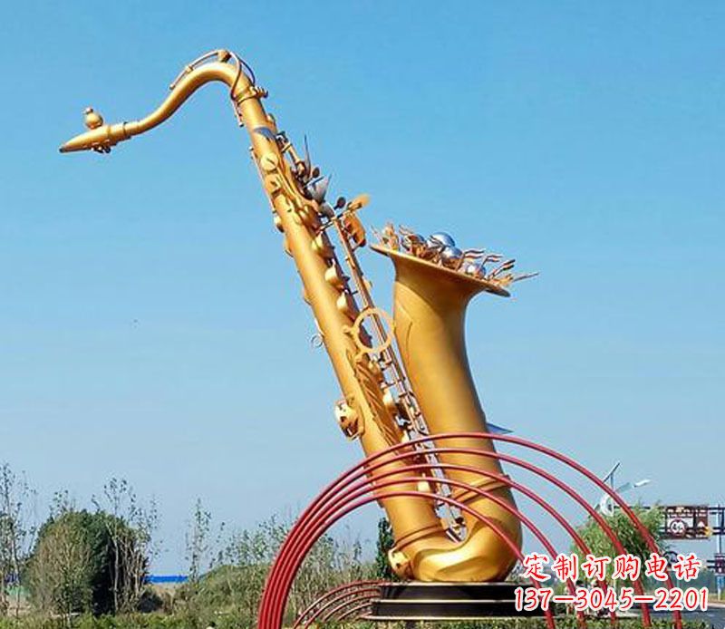 宁德中领雕塑:萨克斯铜雕高质量制作