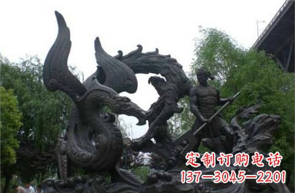 宁德赛龙舟铜雕,青史留驰名!