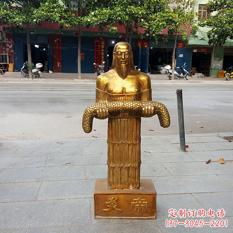 宁德昆仑山神农雕塑像,传承古老艺术