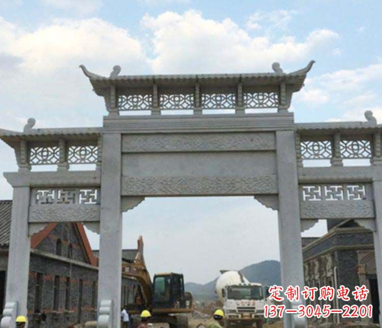 宁德牌坊大理石石雕:显露美丽的古典风情