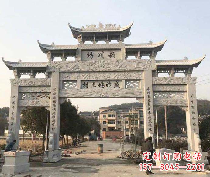 宁德特色大理石牌坊雕塑