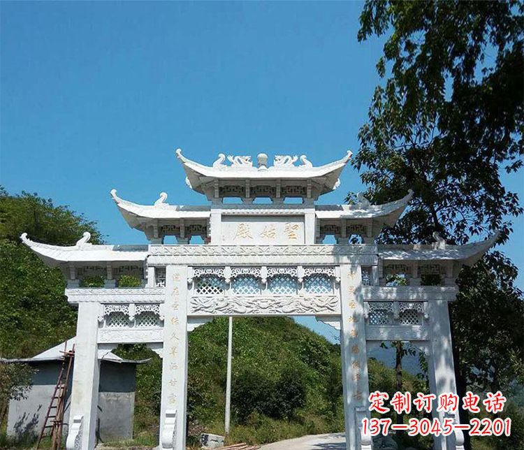 宁德钜大牌坊石雕——传承古典精美之美