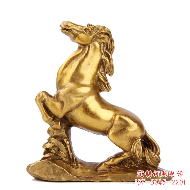 宁德精致铸铜马雕塑,古典微雕叠置美感
