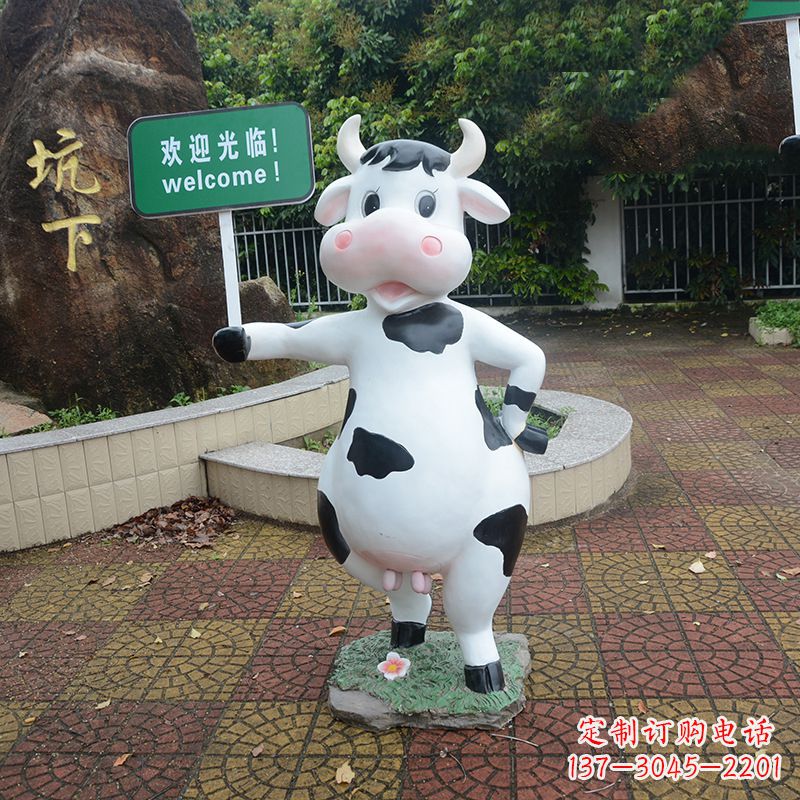 宁德中领雕塑:生肖牛卡通雕塑