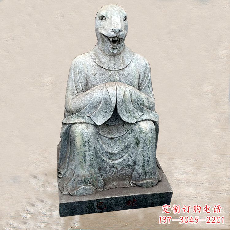 宁德精美的生肖蛇兽雕塑