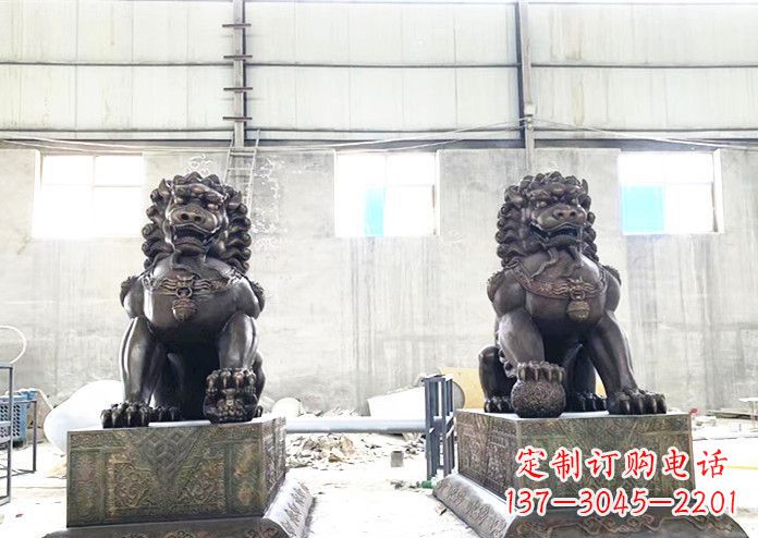 宁德中领雕塑专业生产高端铜狮子雕塑。狮子雕塑…