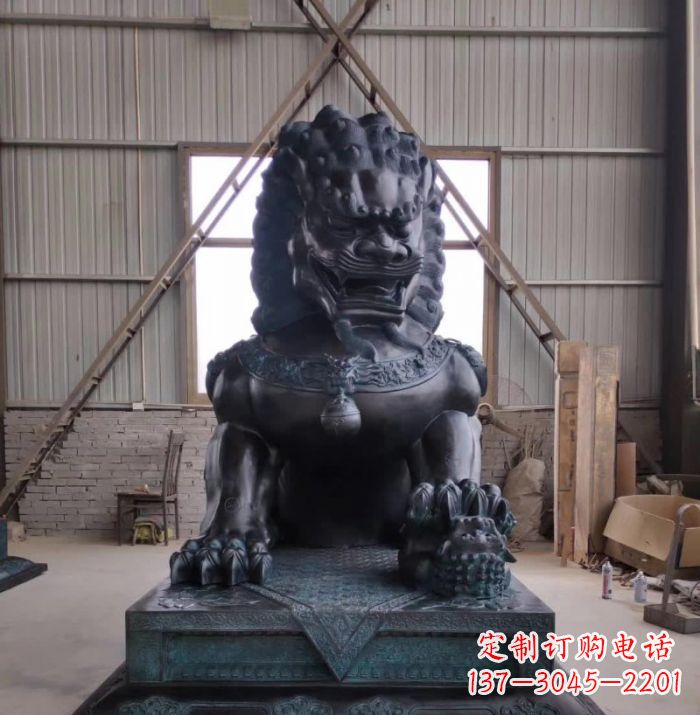 宁德中领雕塑狮子铜雕塑,壮丽展现王者之气!