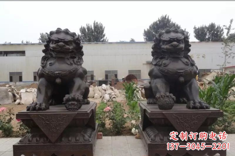 宁德精灵定制狮子铜雕塑