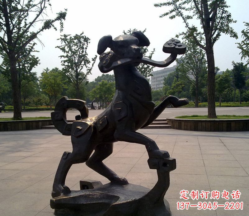 宁德十二生肖组合铜雕