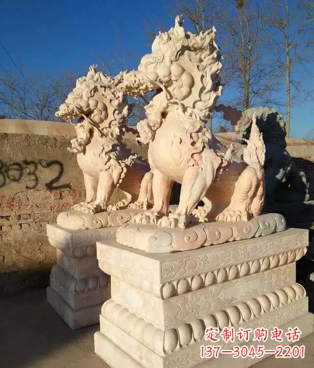 宁德完美的石雕-麒麟雕塑