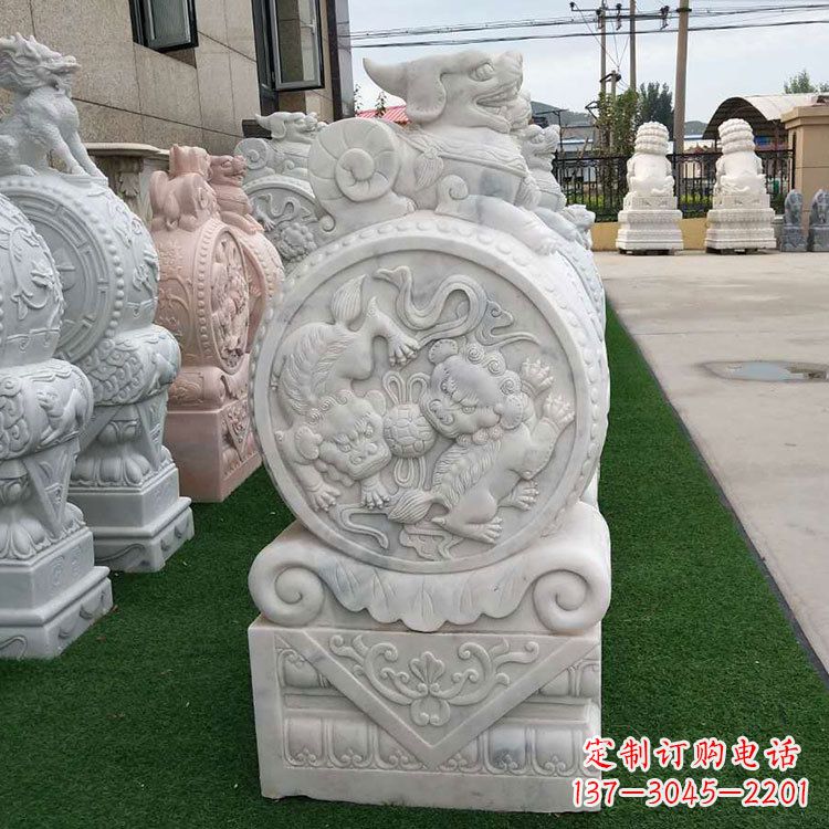 宁德石雕牌坊抱鼓石,有艺术气息的雕塑定制