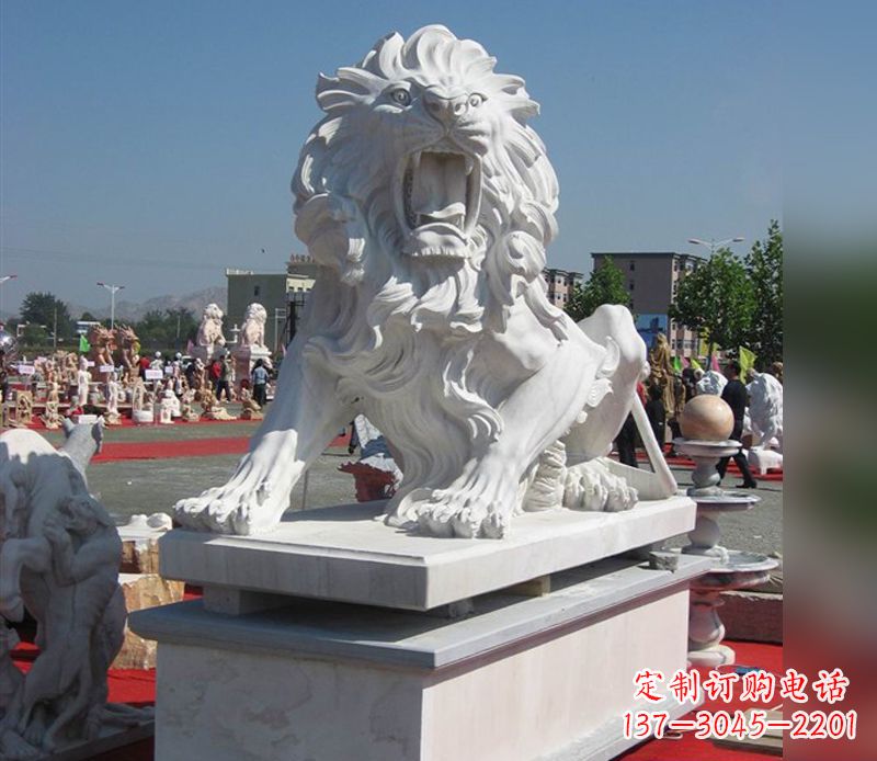 宁德狮子雕塑,带来王者气派