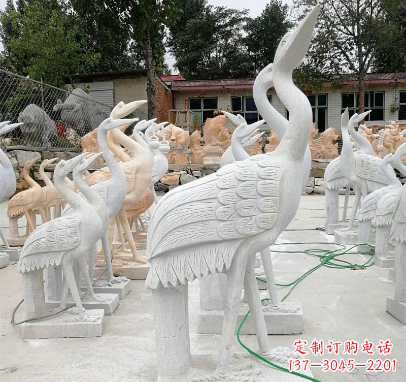 宁德石雕小仙鹤
