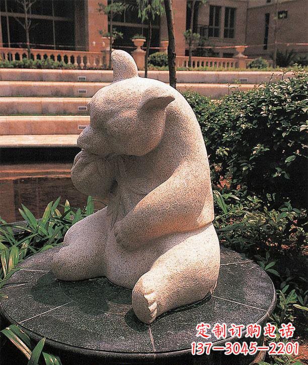 宁德石雕熊猫