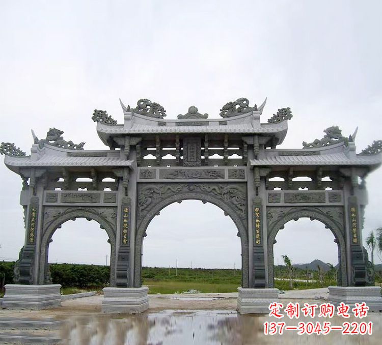 宁德石牌坊 楼