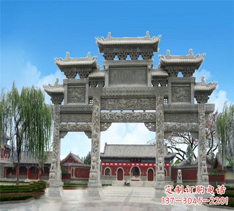 宁德石牌坊效果图