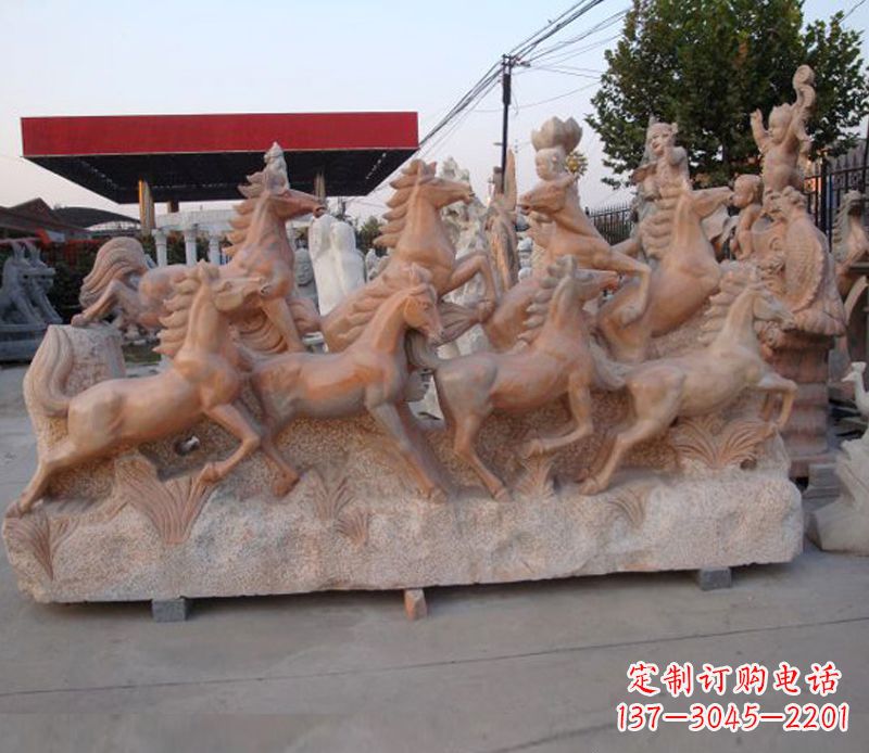 宁德石头奔马雕塑