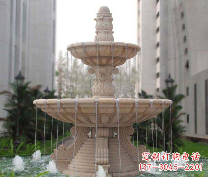 宁德双层喷泉小区石雕