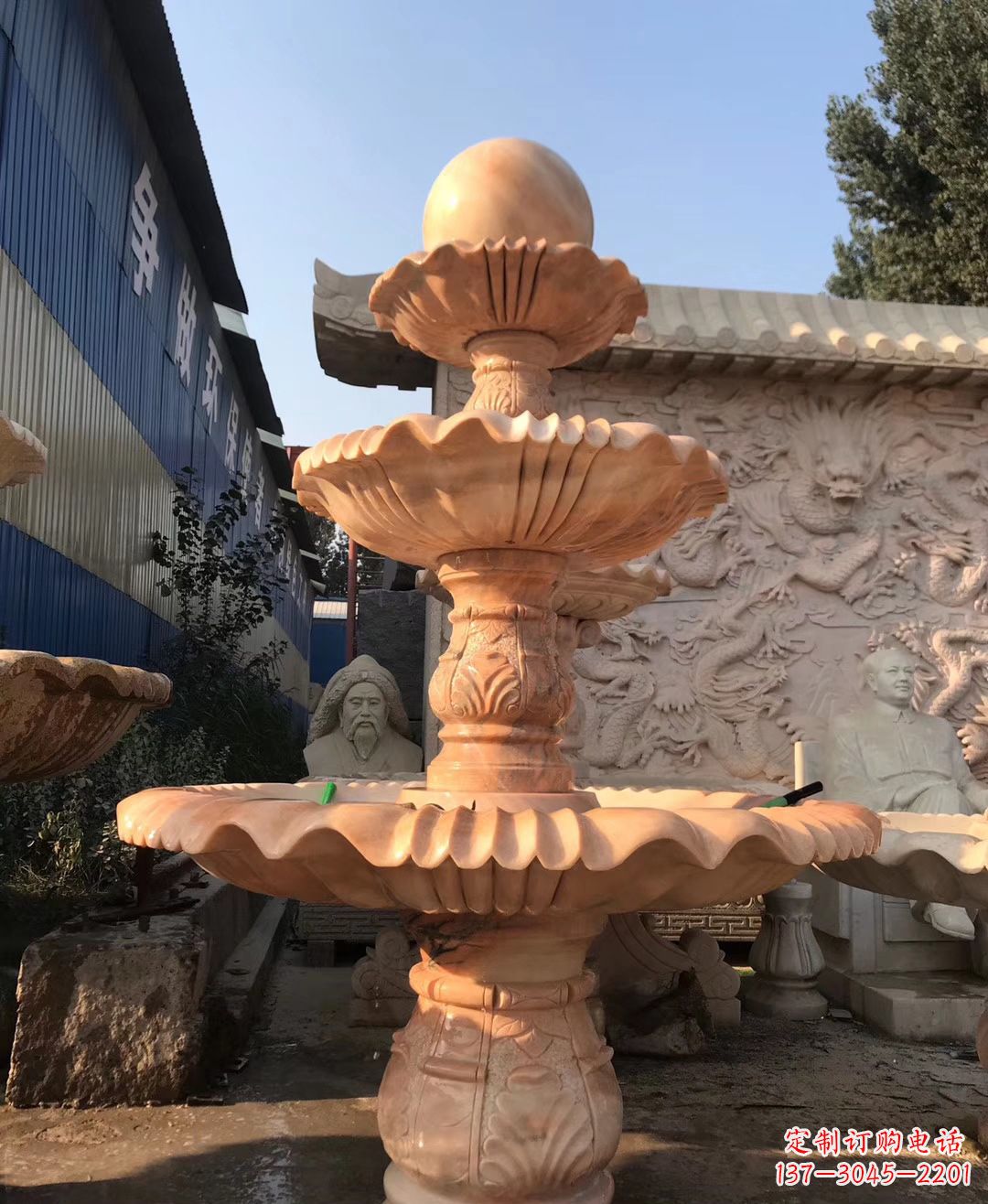 宁德水池风水球