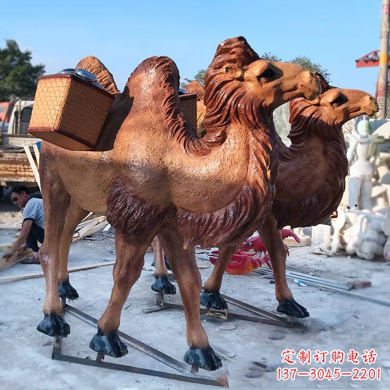 宁德丝绸之路仿真骆驼雕塑