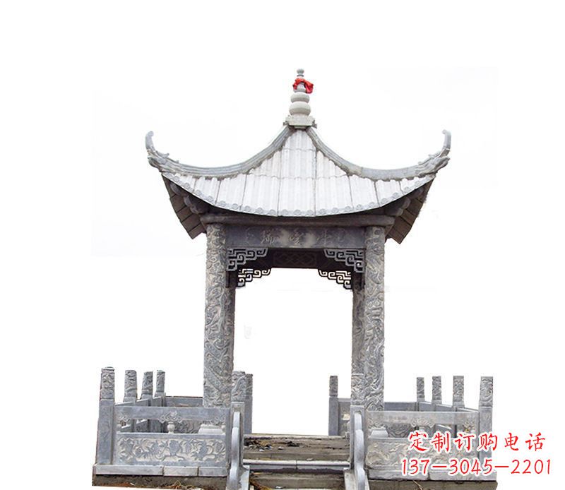 宁德四角仿古石凉亭石雕