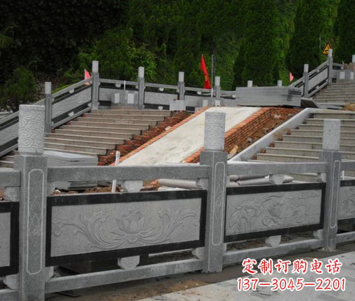 宁德寺庙景观仿古石栏板 (2)