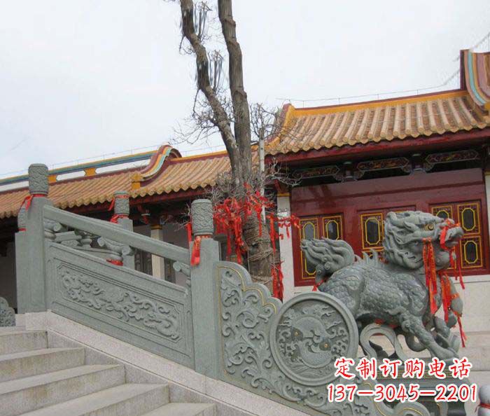 宁德寺庙景观仿古石栏板